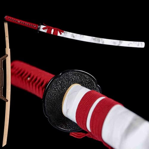 HJHUUA Katana Japonesa de bambú,Espada samurái Tradicional de Madera para Entrenamiento,bokken Artesanal para Entrenamiento de Kendo,Regalos,Juegos de rol y Accesorios. 103 cm