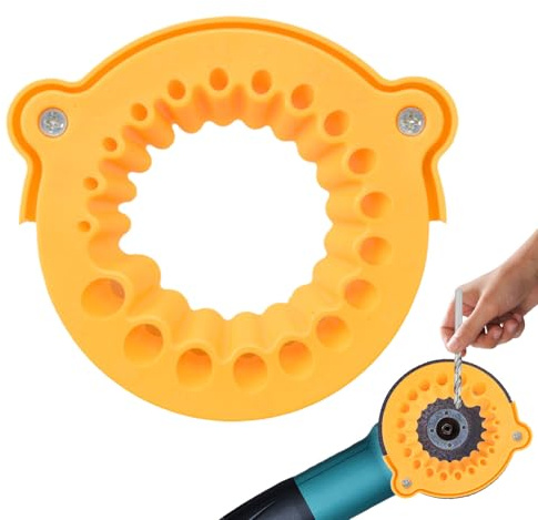 Ceprznvey Affilatrice per punte per trapano, accessorio per affilatura di punte, resistente, per lavorazione dei metalli, lavorazione del legno, riparazione auto, costruzione, giardinaggio