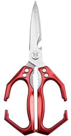 Forbici professionali per ossa per pesce verdura in lega di alluminio Forbici da cucina ergonomiche in lega di alluminio taglierina per ossa da cucina
