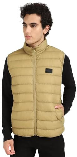 Calvin Klein Chaleco Hombre Down Vest Chaleco acolchado, Verde (Gothic Olive), M
