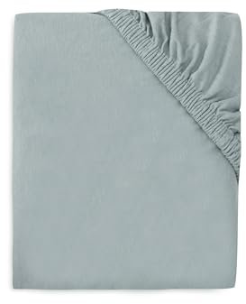 Jollein Spannbettlaken Jersey - Für Wiegen - Sea Green - 40/50x80/90cm - 100% Baumwolle - Spannbetttuch - Oeko-TEX Zertifiziert