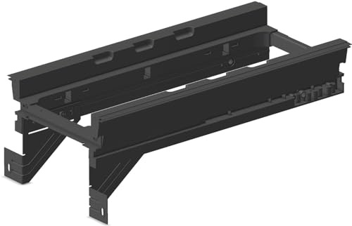 NINKA 5260.12 90680 eins2cinq KB300, NT500 Support de poubelle eins2füng KB 500 mm Support pour collecteur de déchets encastrable eins2top en plastique gris foncé