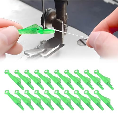 LIURFLNC 20 Stück Einfädelhilfe, Automatischer Einfädelhilfe für Nähnadeln Zubehör, Nadeleinfädler Nadel Threading Tool für Handnähen, Einfädelhilfe Nähmaschine DIY Crafts Sewing Hand Nähen