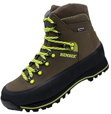 BITRABI Nembek 300L Scarponi da Caccia e Trekking, Impermeabili, Pelle Nabuk, Lacci Rinforzati (42, Sistema Taglie Calzature EU, Adulto, Numero, Media, 42)