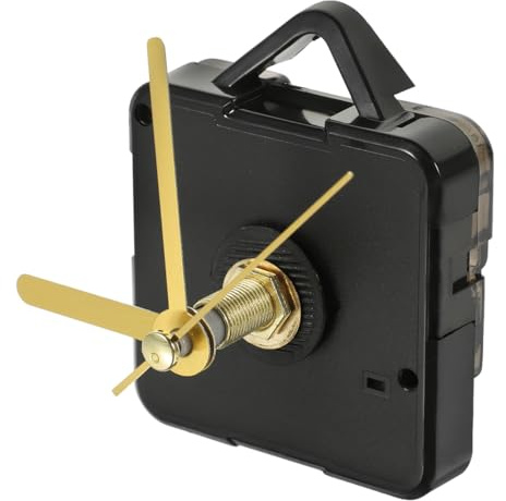 OSALADI Mecanismo de Reloj Silencioso Pequeño para Pared y Mesa Kit DIY Repuesto de Piezas de Reloj de 10-12 CM Motor Plástico Resistente para Reparación y Fabricación de Relojes
