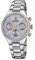 Festina Damen Chronograph Quarz Uhr mit Edelstahl Armband F20401/3