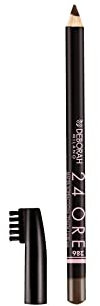 Deborah Milano - 24 Ore Matita Sopracciglia, 286 Dark Brown, Matita con Scovolino a Lunga Tenuta, Dona un Finish Naturale e Definito, 1.2 gr