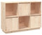 vidaXL Sideboard Kommode Anrichte Schrank Beistellschrank Mehrzweckschrank Standschrank Wohnzimmer Flur 110,5x35x80cm Massivholz Kiefer
