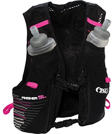 TSL Gilet di idratazione con 2 borracce morbide Finisher 5L