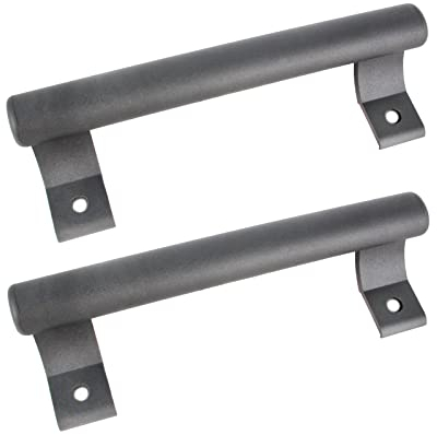 KAFENDA (2 pezzi Maniglia per porta scorrevole in alluminio da 8, maniglia moderna in metallo per porte in vetro di balconi e porte scorrevoli di bagni