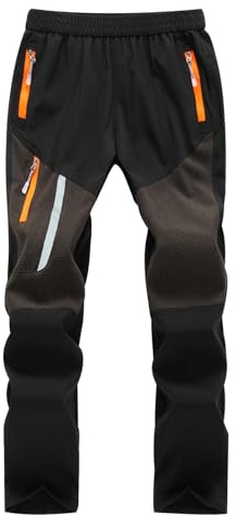 SUKUTU Primavera ed Estate Ragazzi e Ragazze Pantaloni Leggeri Elasticizzati all'aperto Pantaloni Leggeri da Trekking ad Asciugatura Rapida