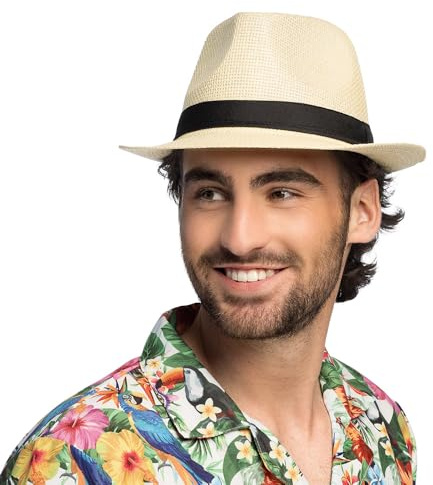 Boland - Hat for Costumes, Straw Hat for Adults, Headwear, Carnival, Festival, Theme Party