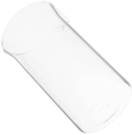 ARTSEWPLY Bicchiere Ricambio per Macchina Caffè Espresso in Vetro Resistenti al Calore Pressa Caffè con Beccuccio Sottile e Bevande Calde o Fredde