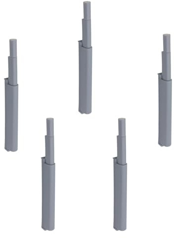 HEATSHAKING 5 Pezzi Ammortizzatore per Porta Dell’Armadio con Cerniera a Rimbalzo Chiusura Magnetica Silenziosa per Cassetti e Mobili Attivazione Touch Invisibile Compatibile con