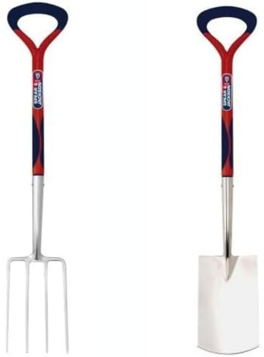 Spear & Jackson 1990EL Select Edelstahl-Grabegabel & 1190EL Select Edelstahl-Grabespaten