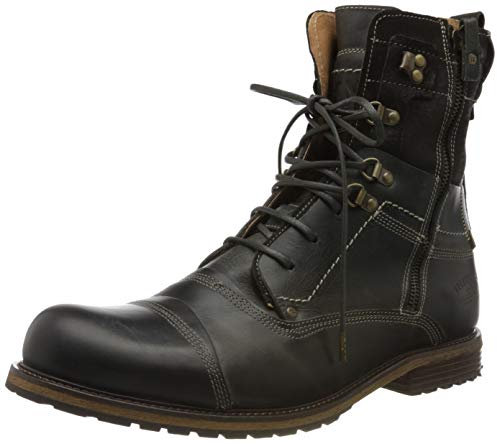 Yellow Cab Herren Soldier 6-c Y18017 Biker Boots, Grau (Grey 1000)