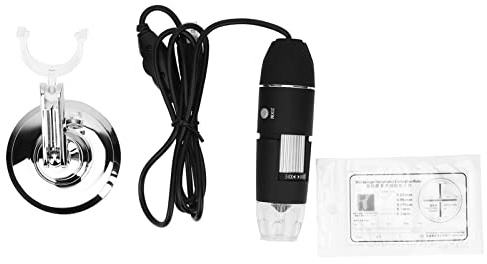 Digital Microscope 1600X USB HD Inspektionskamera med Justerbart Stativ Kompatibel med Android