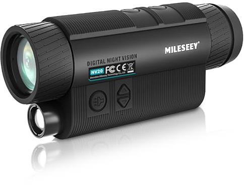 MiLESEEY Monoculaire Vision Nocturne Diurne et Nocturne Rechargeable