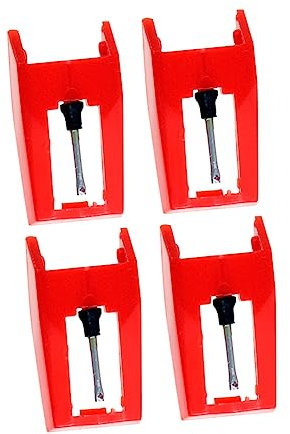 ibasenice 4pezzi Puntina Per Giradischi Compatibile La Maggior Parte Dei Giradischi e Grammofoni Per Dischi in Vinile Di Ricambio