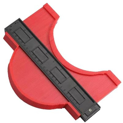 MagiDeal Calibre de contorno Herramienta de medición irregular Herramienta multiusos para colocar baldosas Herramienta de Herramienta de carpintero