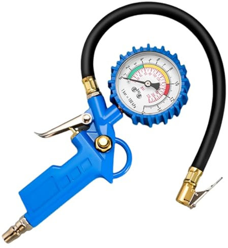 Mritrit Manometro Presion Neumaticos, 220 PSI Manometro Digital, Inflador Ruedas Coche con Manometro Presion Neumaticos para Coche, Motocicleta