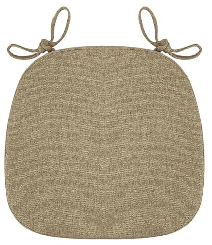 ENWIND Seat Cushions Premium Memory Foam for Enhanced Comfort and Support Non Slip Stay in Place Backing for Office, Dining & Mobility Chairs,Millet,42 * 40 * 4