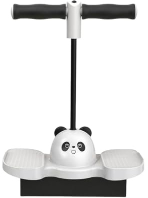 YEJBBUC Pogo Ball med handtag höghopp pogo studsande boll för spel lekplats barn svart 380 x 900 cm