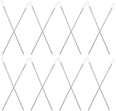 Uonlytech 20pezzi Infila-cordoni in Acciaio Inossidabile Strumento Pieghevole per Infilare Pantaloni Utensile per Infilare Cordoni Metallici Inseritore di Aghi da Cucito Strumento