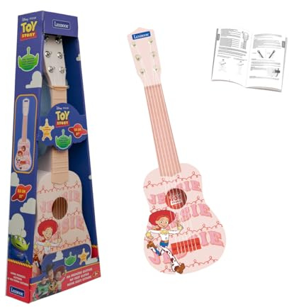 Lexibook, Toy Story Jessie, Chitarra per Bambini, 6 Corde in Nylon, Accordabile, Guida all'apprendimento Inclusa, 53 cm, Plastica, K200TSG