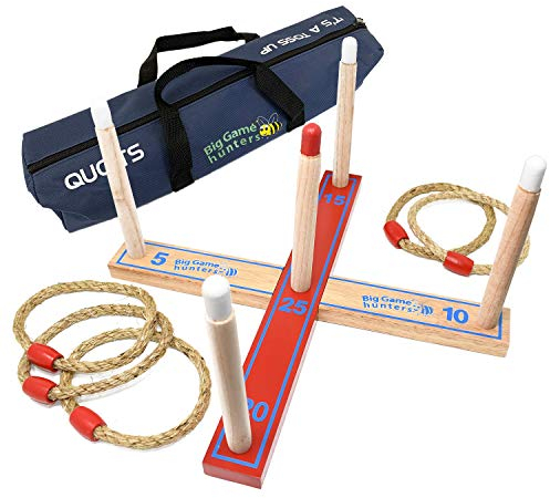 Throwing Game Quoits - Ringwurfspiel mit Tragetasche - Spiele für Kinder und Erwachsene - Ringwurfspiel, Familienspiel Besuchen Sie den Toyfel Store