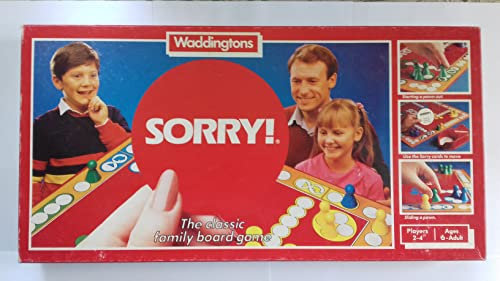 Waddingtons Sorry! Board Game - Family, 2-4 Players, Ages 6+