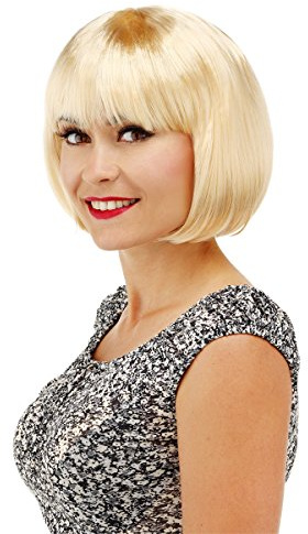Folat 26689 Blonde. Bob Wig, One Size
