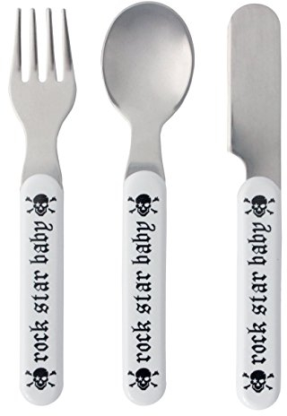 Rock Star Baby Esslernbesteck Pirat 3er Set