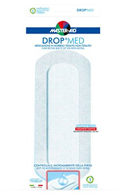 Master Aid Drop Med 10.5 x 25 cm, 3 Pezzi - 1 Prodotto