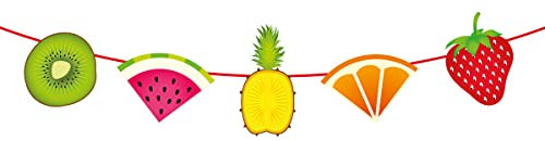 Hawaii-Wimpelkette Früchte 6 Meter