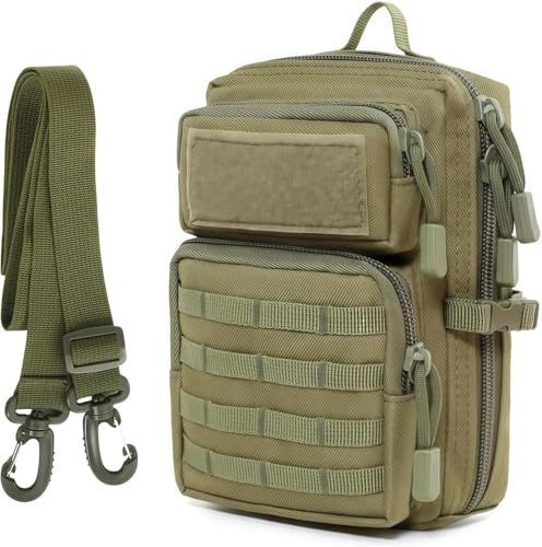 Gexgune Taktische Umhängetasche 600D Nylon Militär Molle Tasche Utility Zubehör Pack Rucksack Jagd Fanny Pack Combat