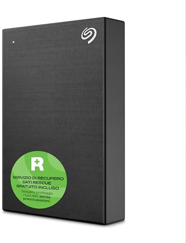 Seagate One Touch, 4TB, Password Activated Hardware encryption, Portable External Hard Drive, Portable External Hard Drive, PC, Notebook & Mac, USB 3.0, Black (STKZ4000400)