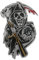 Sons of Anarchy Sensenmann Totenkopf Punk Rocker Rider Motorrad Biker Patches bestickt Nähen Applikationen dekorative Abzeichen