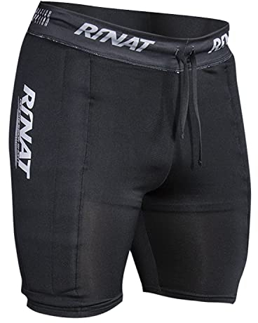 Rinat Unisex, Jugend Under Guard Torwart-Shorts, Schwarz, 14-16 Jahre EU