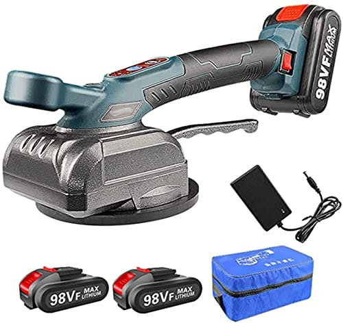 Piastrellista elettrico, martello vibrante per piastrelle in gomma | Capacità di carico della ventosa in alluminio 100 Kg | Facilitare la Piastrellatura per la Posa di Piastrelle e Rivestimenti