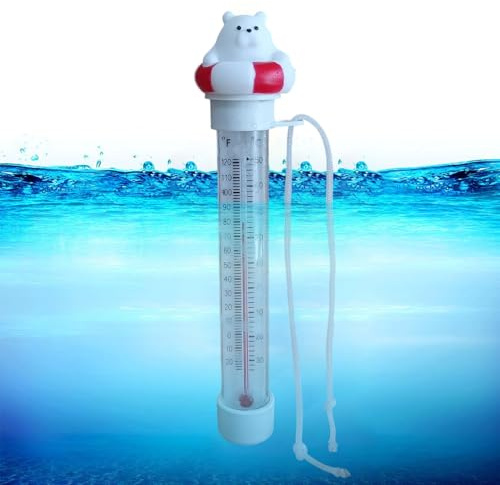 Rolig flytande pool temperaturtermometer stöttålig | Vattentermometer för spa inomhus utomhus trädgård hotell spa bubbelpool pool dykning kallt