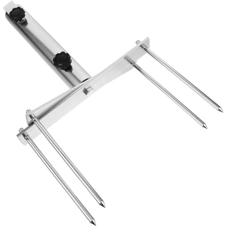 LOORGVEL Soporte Desmontable para Sombrilla de Patio Hierro para Terraza Exterior Jardín Ancla Práctica para Paraguas de Playa y Jardín Resistente para Viento