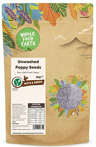 Wholefood Earth - Unwashed Poppy Seeds, 3 kg