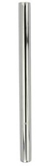 Alta 22.2mm Steel Bicycle Seat Post, Multiple Colors (Chrome)