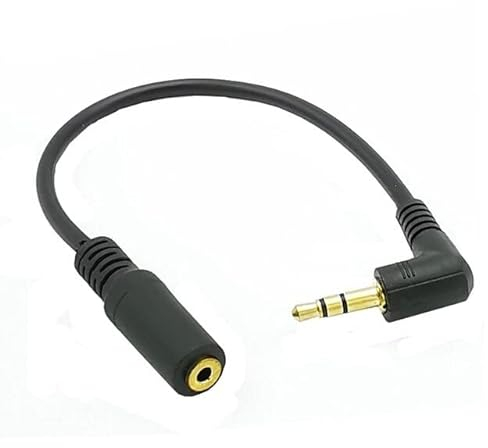 CABLEPELADO Cavo audio stereo jack 3,5 mm femmina a jack 2,5 mm maschio | Adattatore convertitore jack 3,5 mm a 2,5 mm | Adattatore jack per cuffie | TRS 3 pin | Stereo | 15 cm.