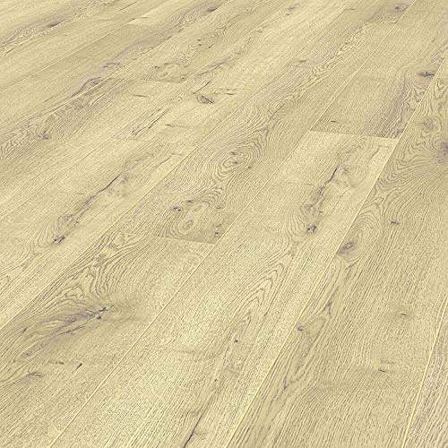 Pavimento Laminato AC5/10mm, Flottante da Interno, Effetto Legno Rovere Naturale, Scatola 1,300 m²