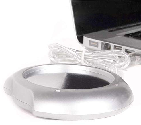 Calentador de bebidas por USB, calentador de tazas eléctrico, placa de calentamiento de café, adecuado para diferentes formas de tazas, para el hogar y la oficina (calentador de tazas)