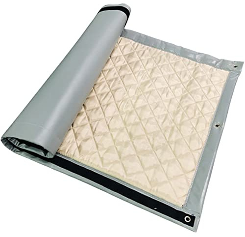 LTCANOPY Schermo Insonorizzato-Noise Blanket Pannelli Isolamento Acustico Coperte Antirumore Per Ridurre Il Rumore In Cantieri, Strade, Fabbriche, Campi Sportivi, Isolamento Acustico200x100cm（grigio）