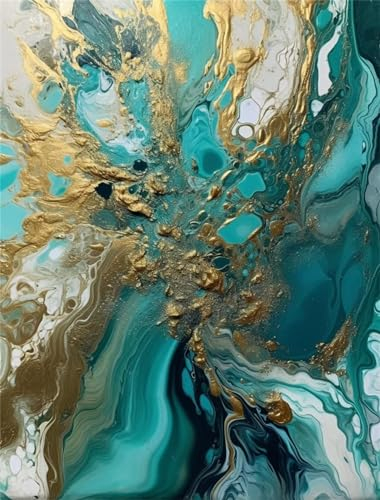 5D Diamond Painting Marmorstruktur Diamand Painting Erwachsene Textur Diamond Painting Kinder, DIY Diamant Painting Bilder Komplettes Diamand Painting Zubehörset, für Zimmer Deko Wohnzimmer 80x105cm