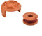 Trimmer Spool & Line & Cover Replacement with .5mm trimmer line 2.5m Spool and Cover for McGregor 18v cordless MCT2X1825 Grass Trimmer(4set)